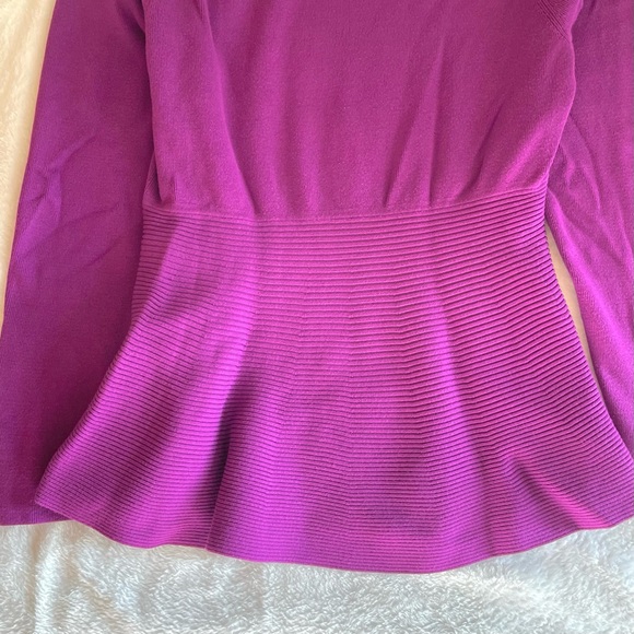 Alfani Women's Swing Knit Top PL Fuschia - Picture 8 of 11